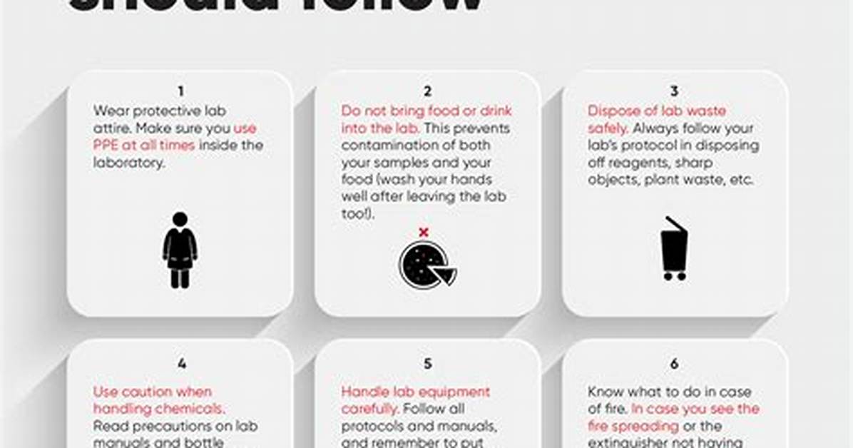 What Are the 10 Lab Safety Rules?