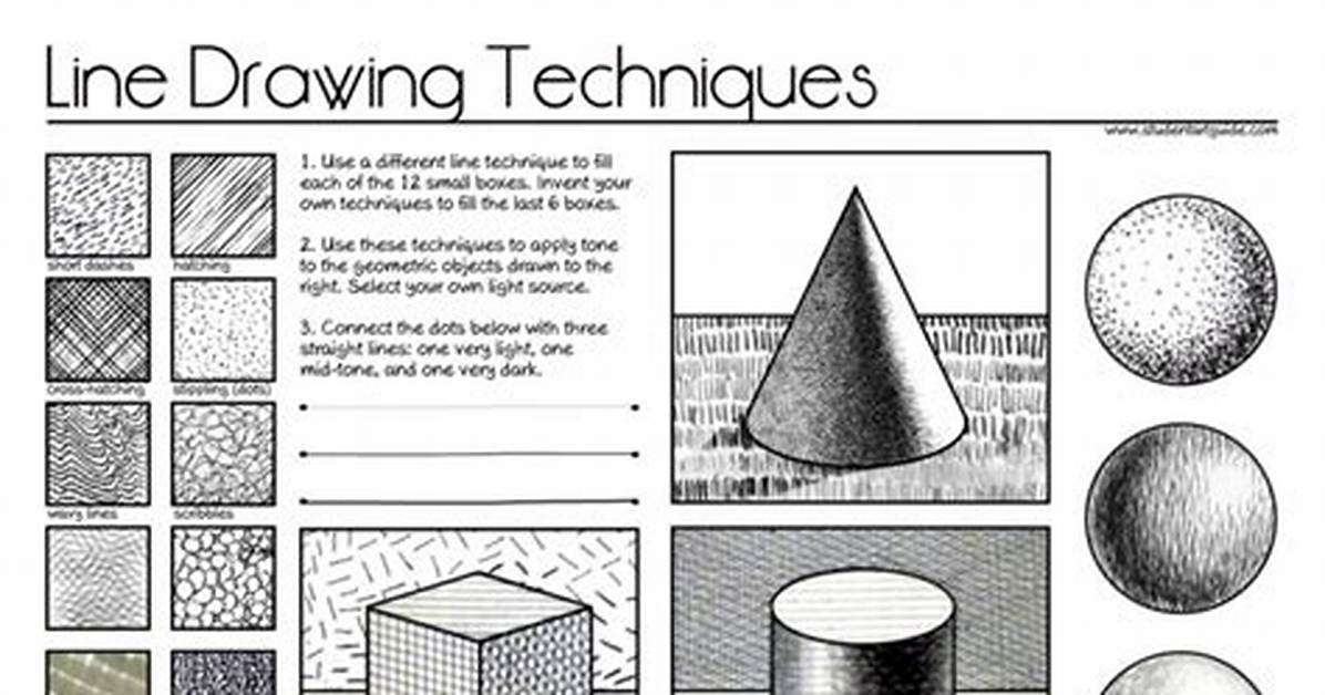 What Are the 4 Basic Drawing Techniques?