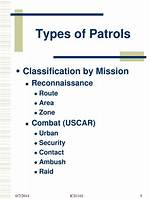What Are the 4 Types of Patrols?