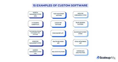 What Are the Examples of Customized Application Software?