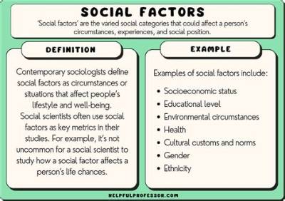 What Are the Examples of Social Aspects?