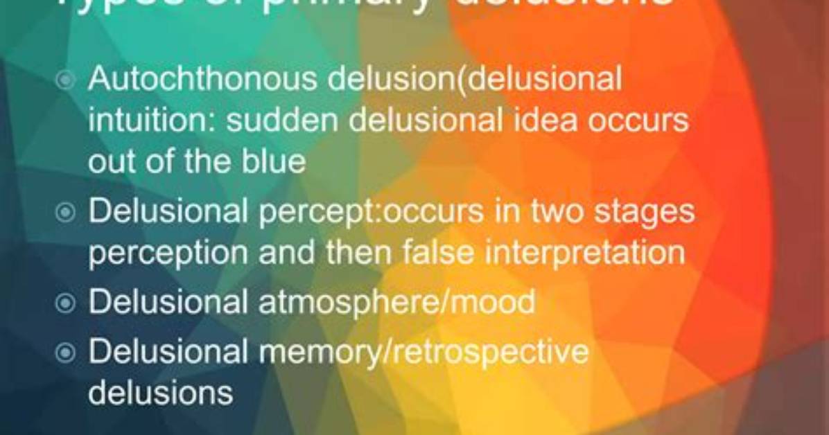 What Are the Four Types of Delusion?