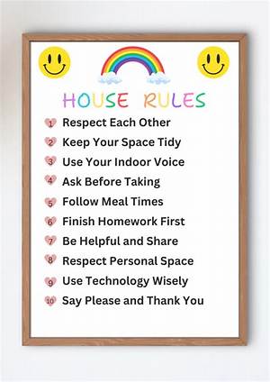 What Are the Rules for Kids Still Living at Home?