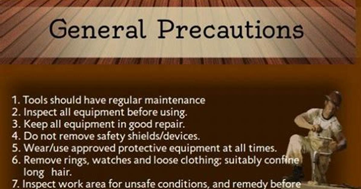 What Are the Safety Precautions in Carpentry?