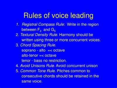 What Are the Voice Leading Rules?