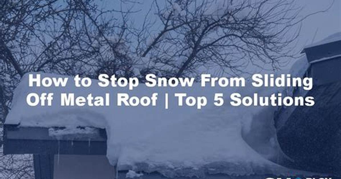 What Can I Build to Stop Snow from Drifting Along the Side of My