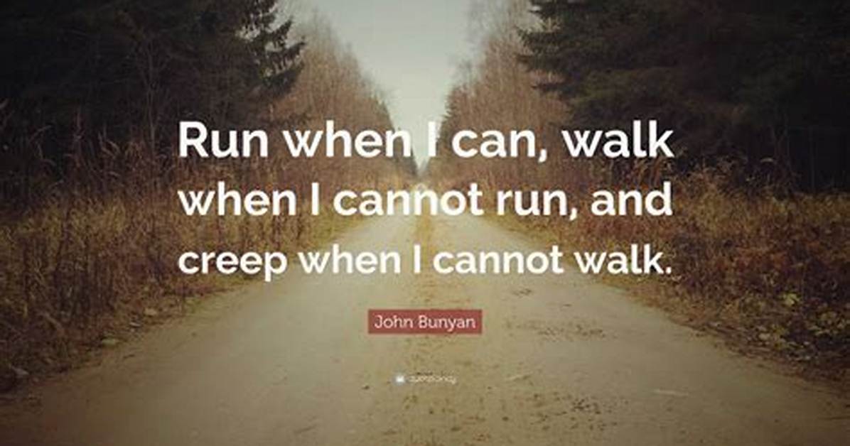 What Can Run but Cannot Walk?