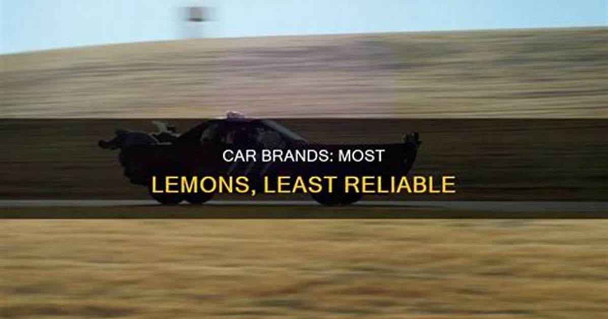 What Car Company Has the Most Lemons?