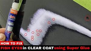 What Causes Clear Coat to Fisheye?