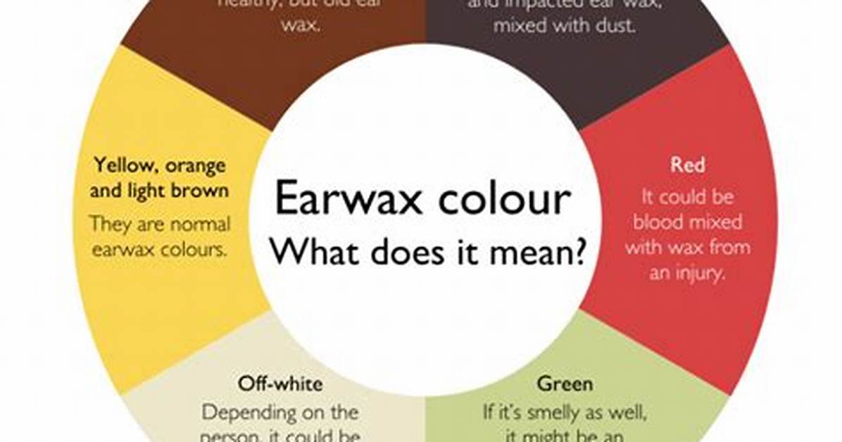 What Colour Should Ear Wax Be?