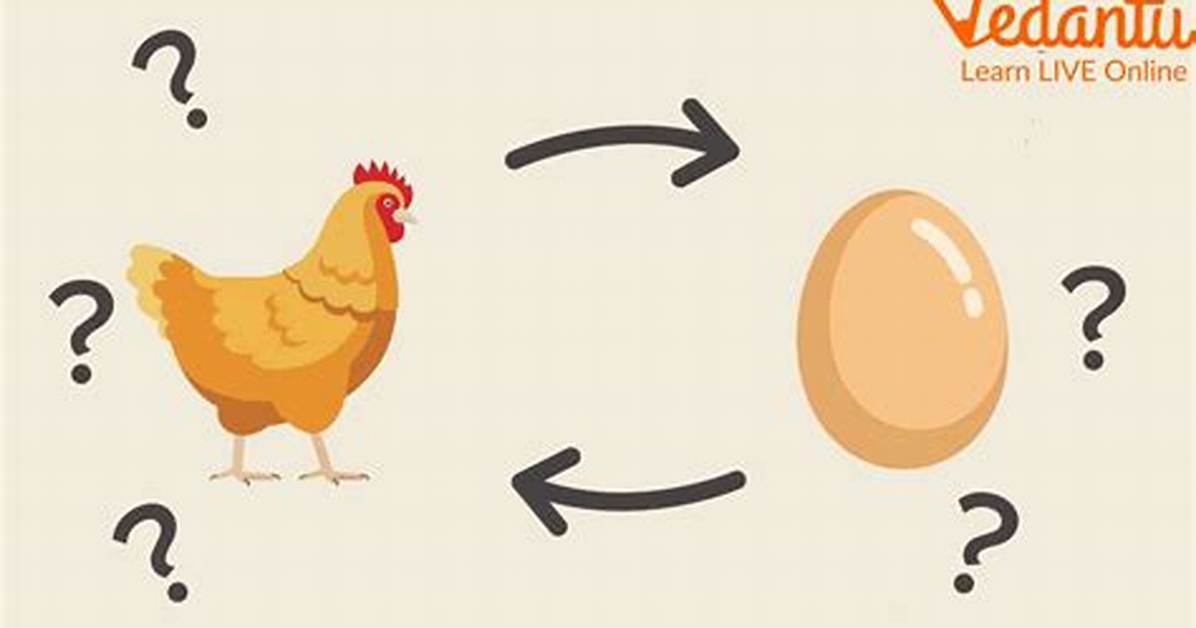 What Comes First Egg or Chicken Support Your Answer with Evolutionary Claims and/or Evidence?