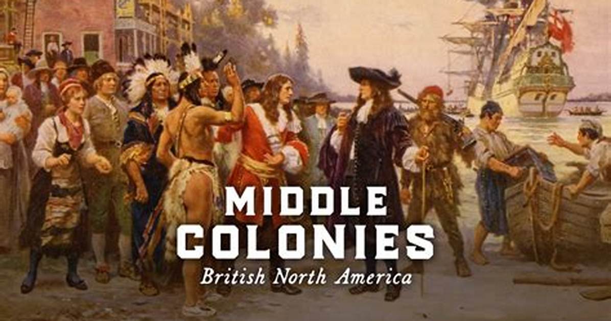 What Conditions in the Middle Colonies Favored Farming?