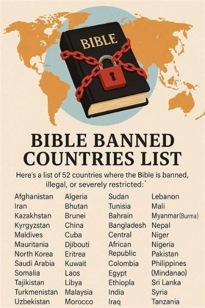 What Country Is the Bible Banned?