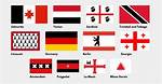 What Country's Flag Is Black Red and Green?