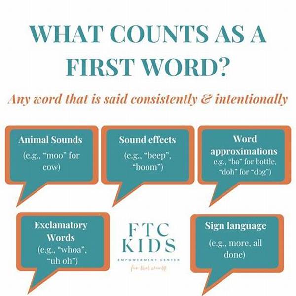 What Counts as a First Word?