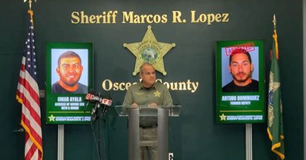 What Did Arturo Dominguez Do Osceola County Deputy Arrested After
