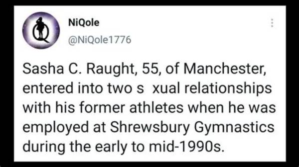 What Did Sasha Raught Do? Charges Against New Jersey Youth Gym Coach Explored