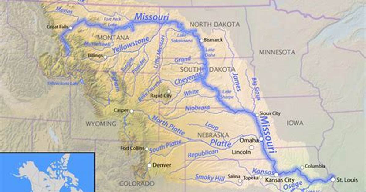 What Direction Does the Missouri River Flow