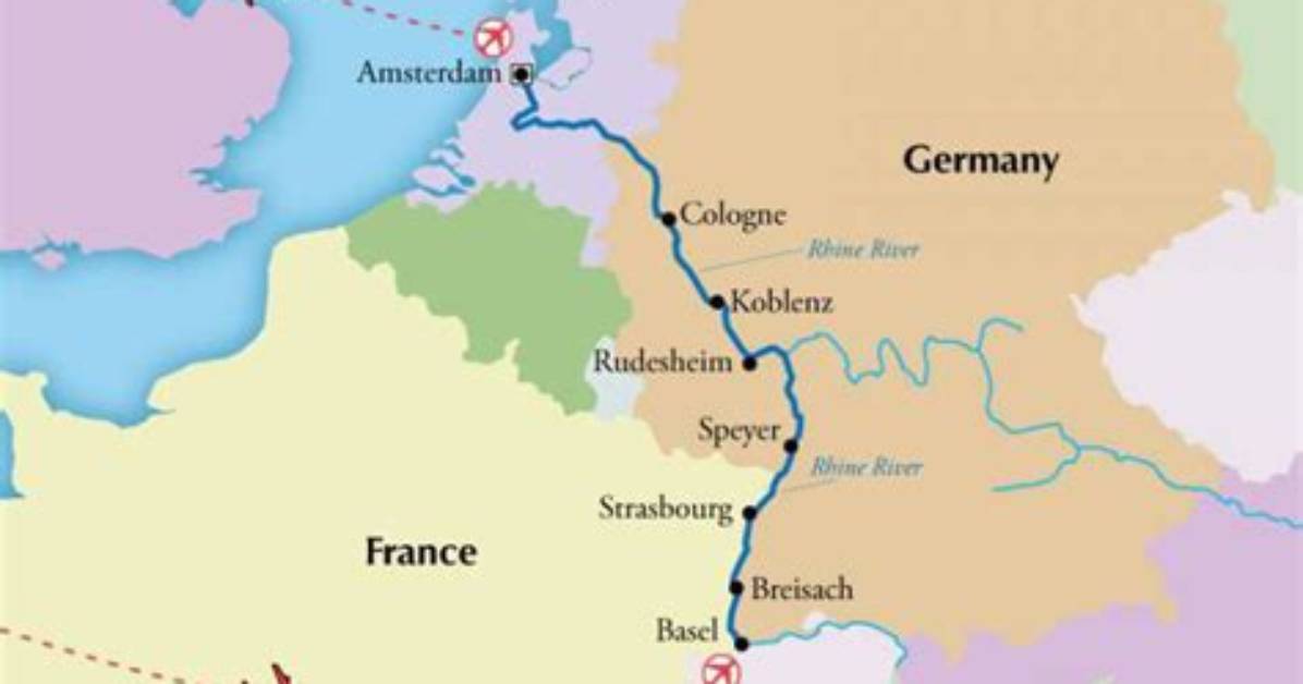 What Direction Does the Rhine River Flow