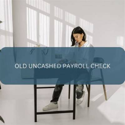 What Do I Do with Uncashed Payroll Checks?