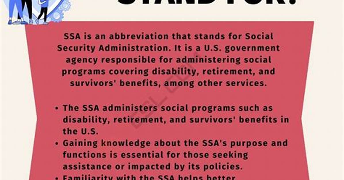What Do Ssa Mean?