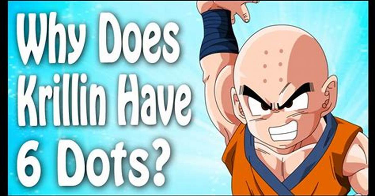 What Do the 6 Dots on Krillin's Head?