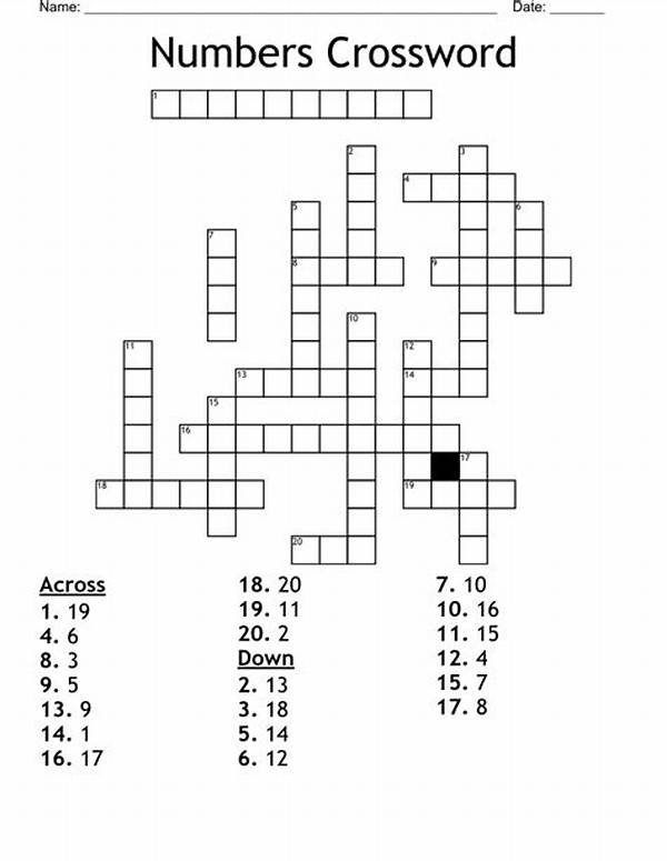 What Do the Numbers on a Crossword Puzzle Mean?