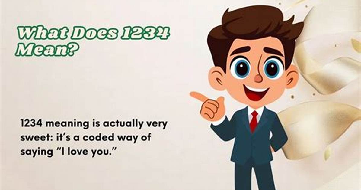 What Does 1234 Mean in a Breakup?
