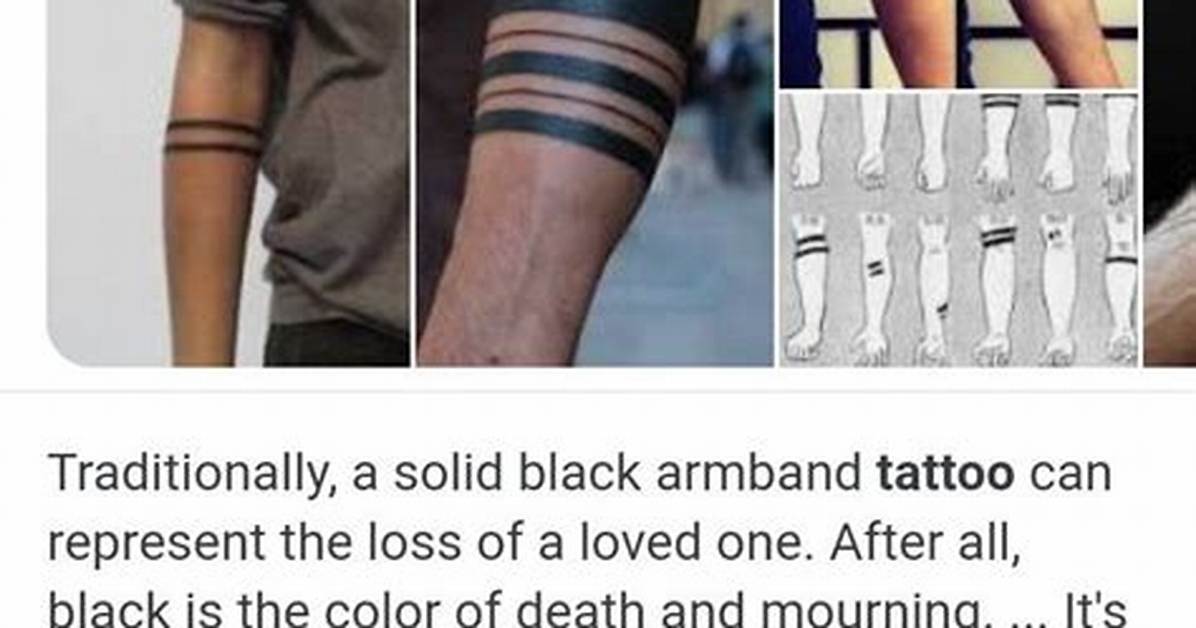 What Does a Black Line Tattoo Mean?