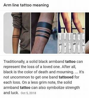 What Does a Black Line Tattoo Mean?