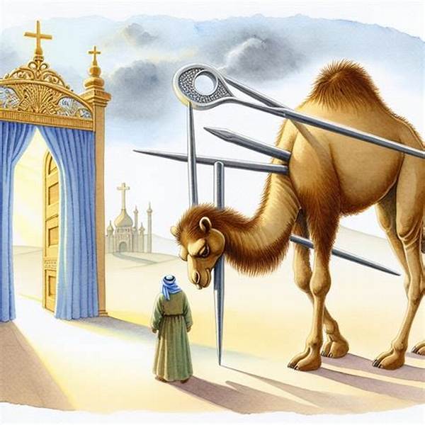 What Does a Camel Going Through the Eye of a Needle Mean?