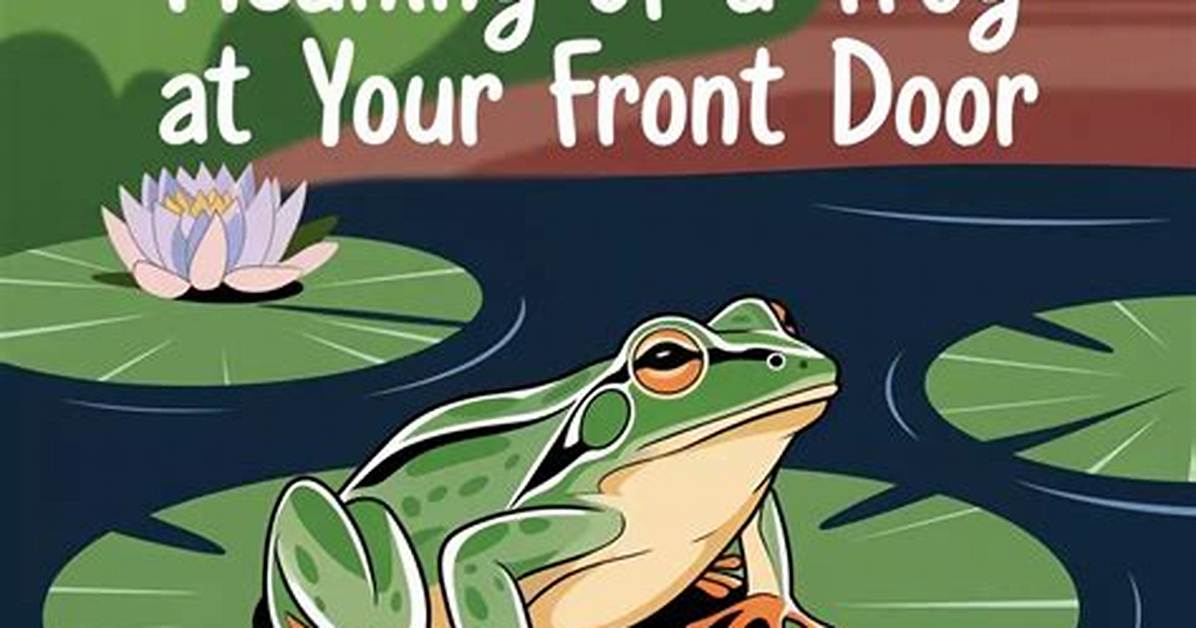 What Does a Frog Outside Your Door Mean?