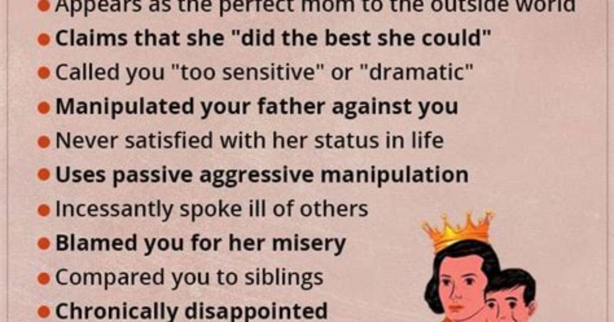 What Does a Narcissistic Mother Do to a Son?