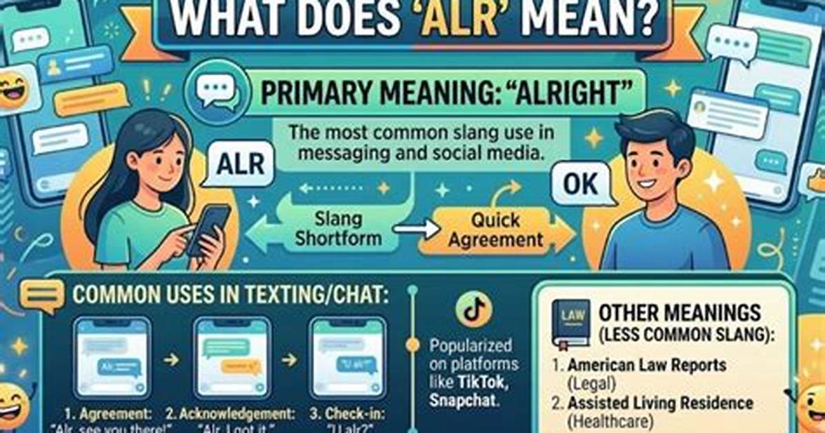 What Does "Alr" Mean in English? a Comprehensive Guide