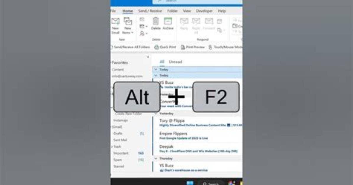 What Does Alt F2 Do in Windows?
