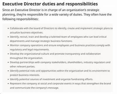 What Does an Executive Director Do at a Non Profit?