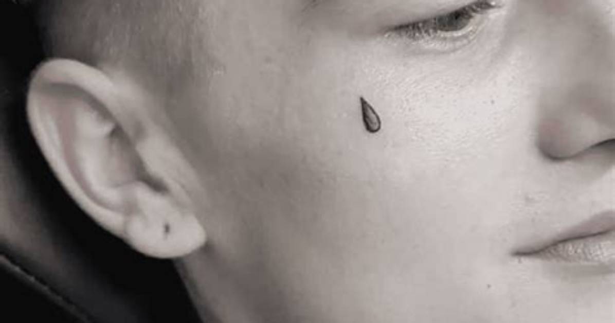 What Does an Unfilled Teardrop Tattoo Mean?