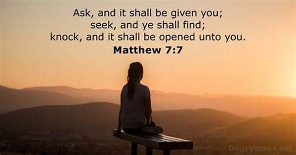 What Does Ask and It Shall Be Given Mean?