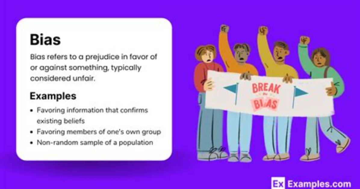 What Does Bias Mean in Simple Terms?
