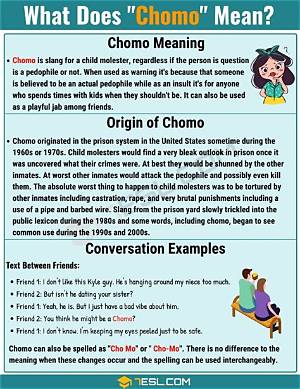 What Does "Chomo Meaning" Really Signify? Exploring the Term's Origins and Usage