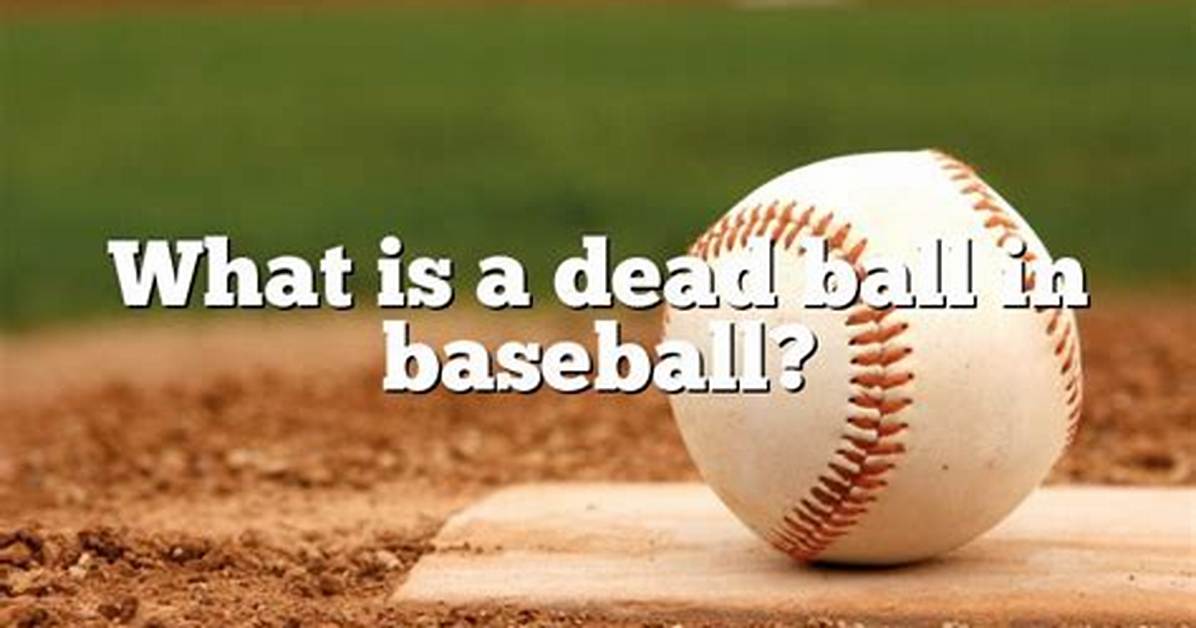 What Does Dead Red Mean in Baseball?