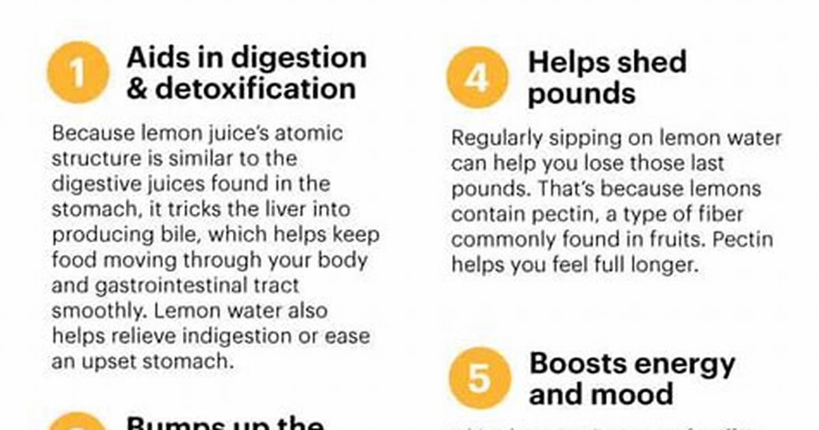 What Does Drinking Lemon Water Do for Men?
