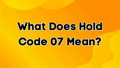 What Does Hold the Mean When Ordering Food?
