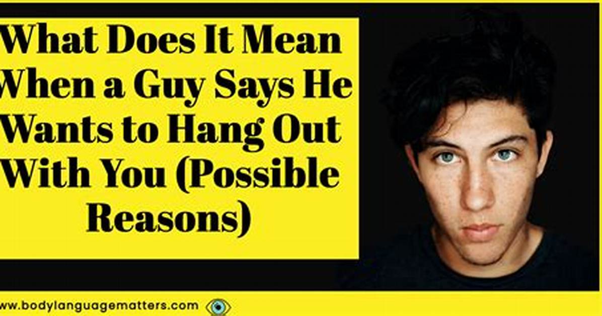 What Does It Mean When a Guy Just Wants to Have Fun?