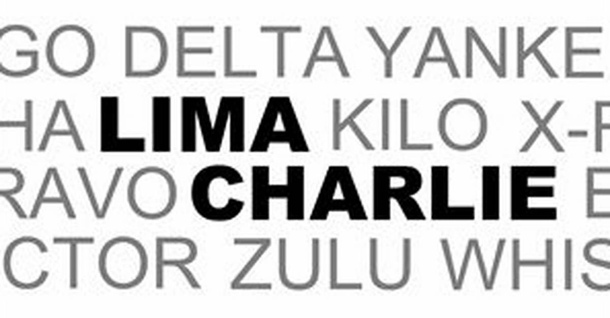 What Does Lima Charlie Mean in the Army?