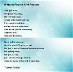What Does No Rhyme No Reason Mean?