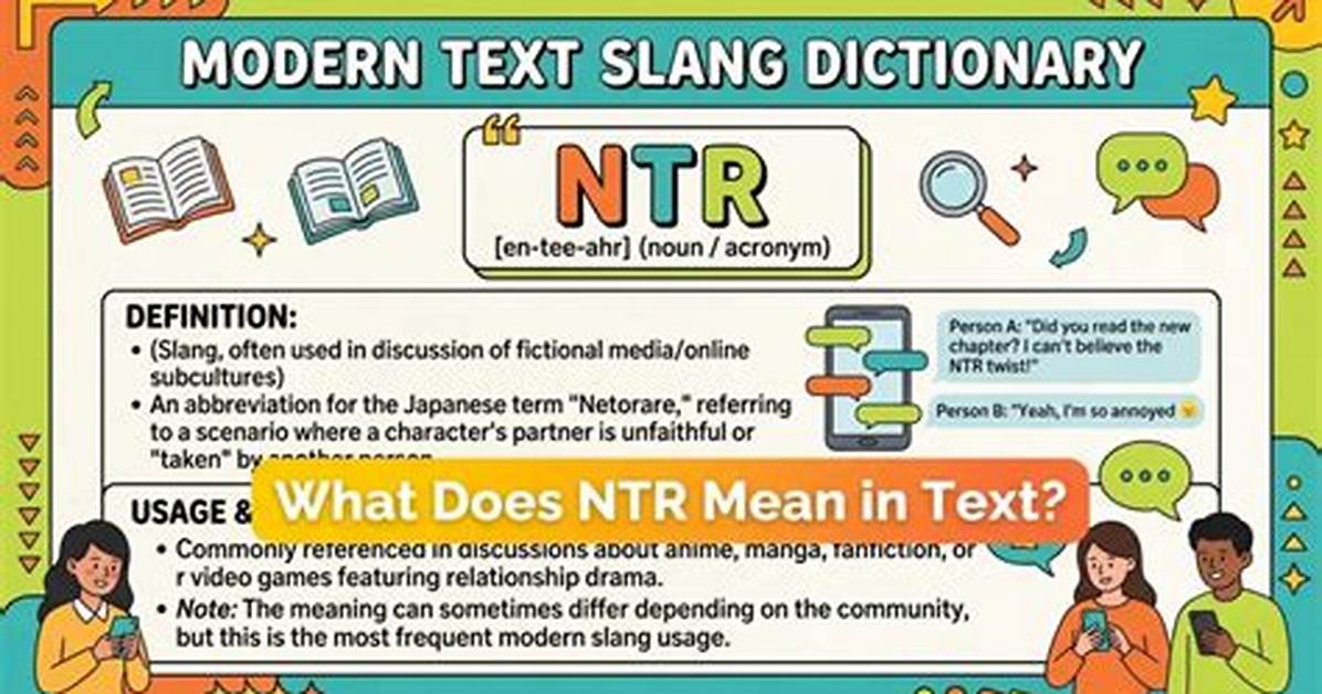 What Does Ntr Mean in Text? a Comprehensive Guide to Understanding Ntr
