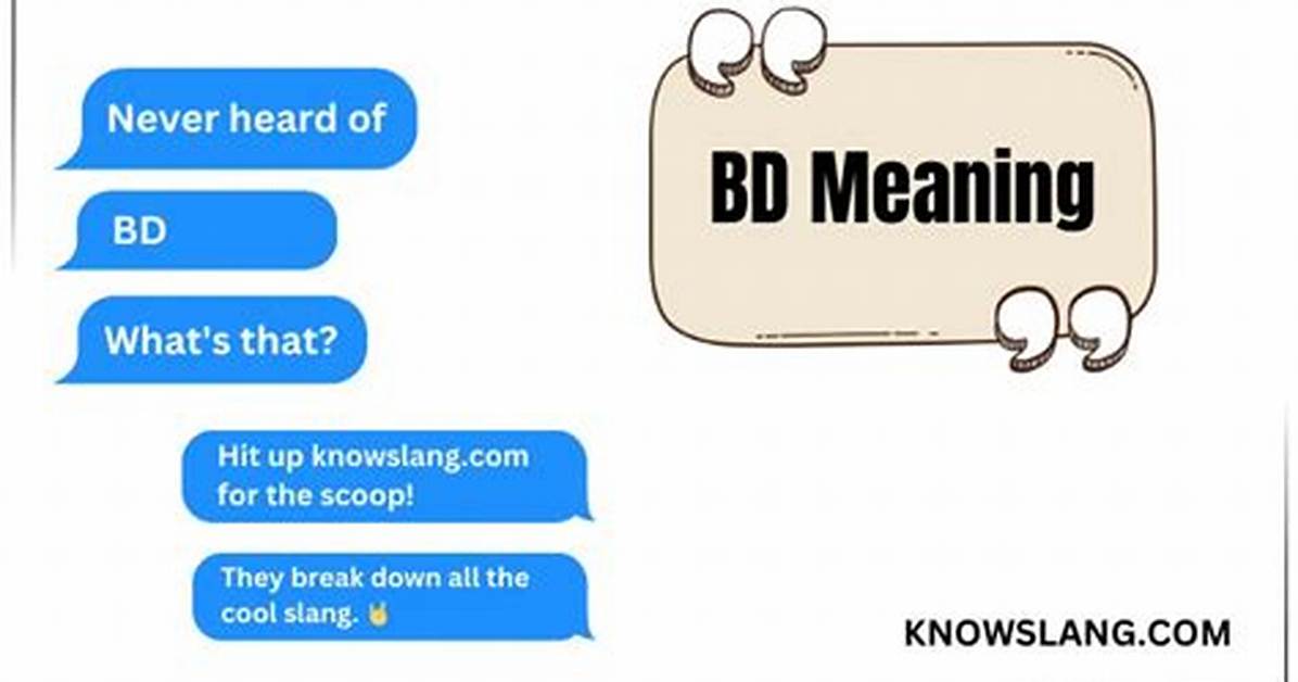 What Does "On Bd" Mean on Tiktok? a Comprehensive Guide
