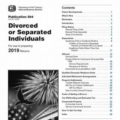 What Does Publication 504, Divorced or Separated Individuals?