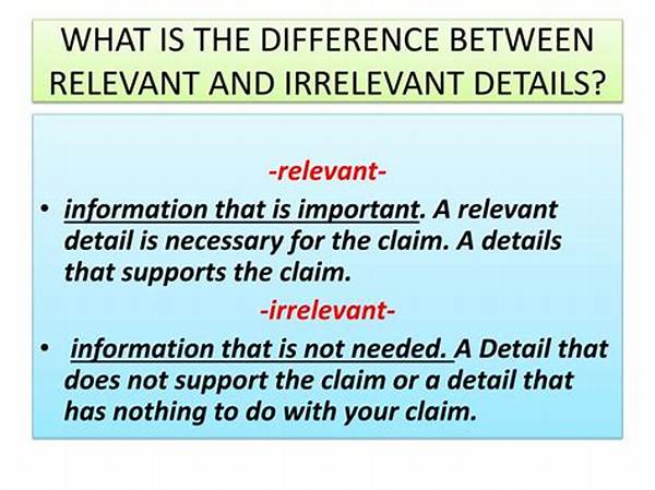 What Does Relevant Question Mean?